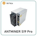 Buy Bitmain Antminer S19 Pro 110TH/s Bitcoin Mining online
